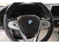 2019 BMW 7 Series Ivory White Interior Steering Wheel Photo