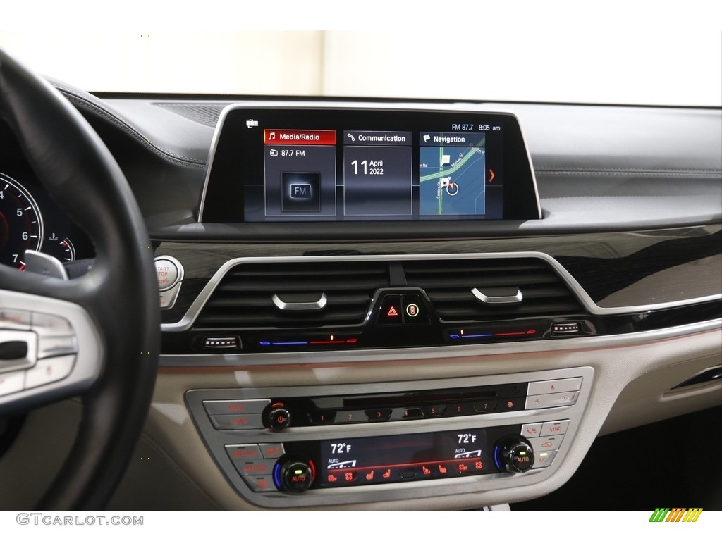 2019 7 Series 740i xDrive Sedan - Mineral White Metallic / Ivory White photo #9
