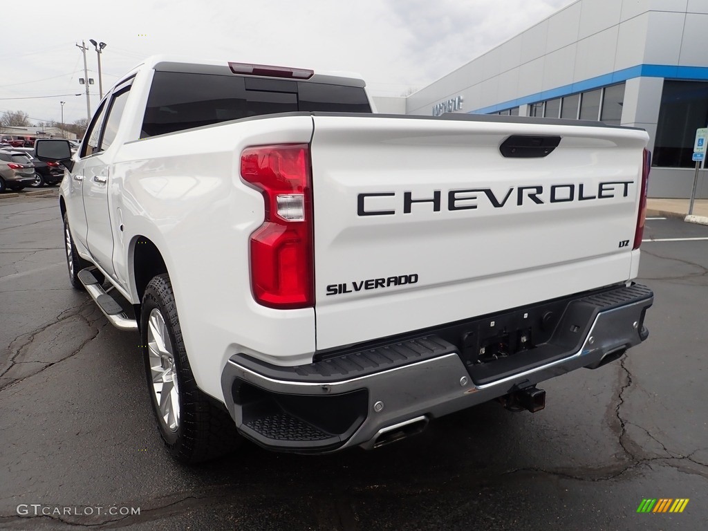2019 Silverado 1500 LTZ Crew Cab 4WD - Summit White / Gideon/Very Dark Atmosphere photo #5