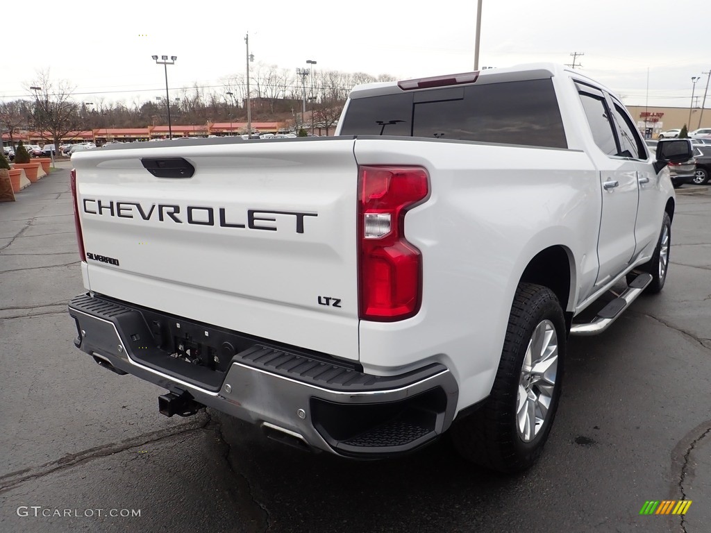 2019 Silverado 1500 LTZ Crew Cab 4WD - Summit White / Gideon/Very Dark Atmosphere photo #7