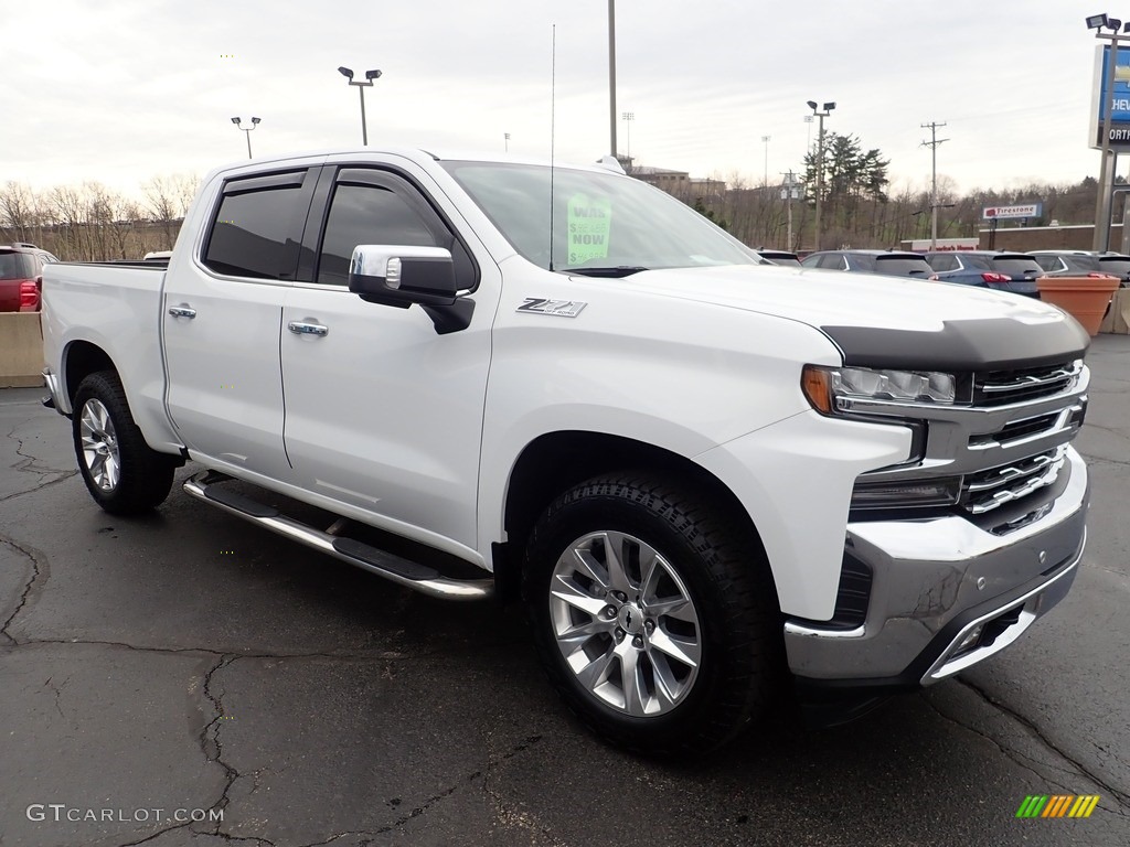 2019 Silverado 1500 LTZ Crew Cab 4WD - Summit White / Gideon/Very Dark Atmosphere photo #10