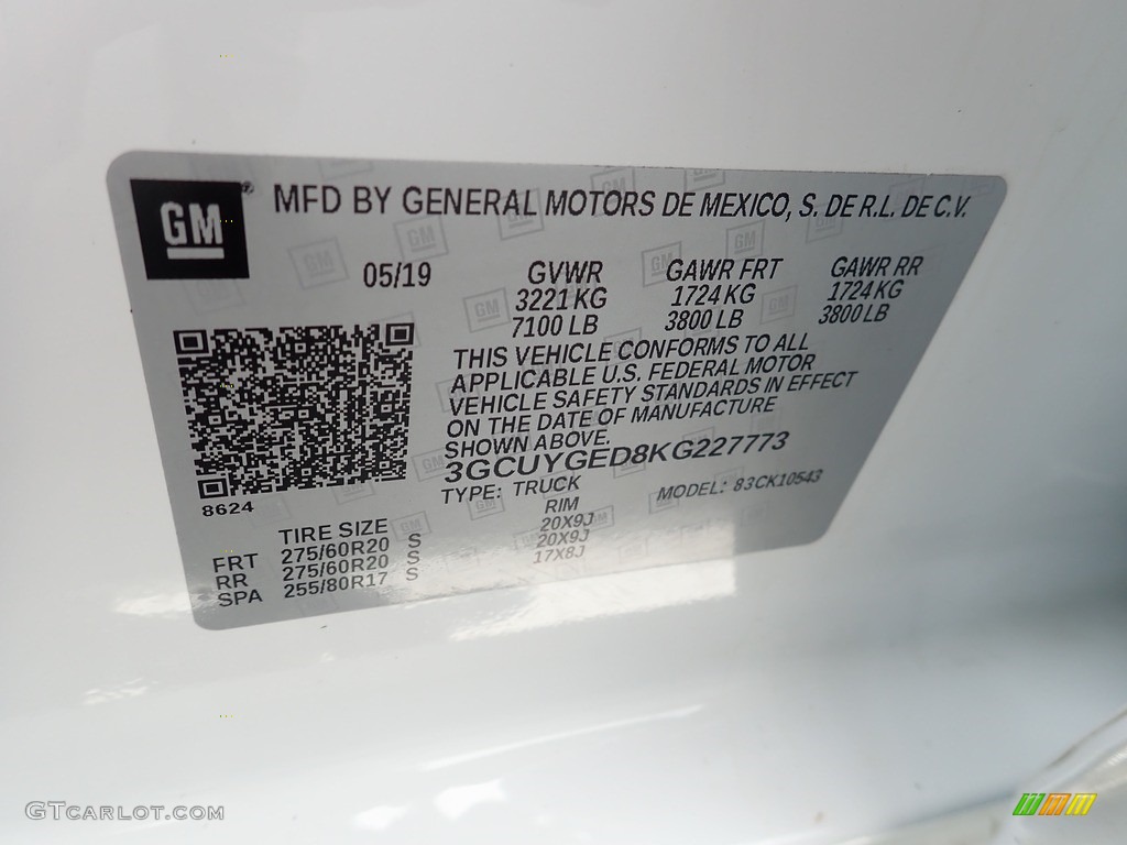 2019 Silverado 1500 LTZ Crew Cab 4WD - Summit White / Gideon/Very Dark Atmosphere photo #28