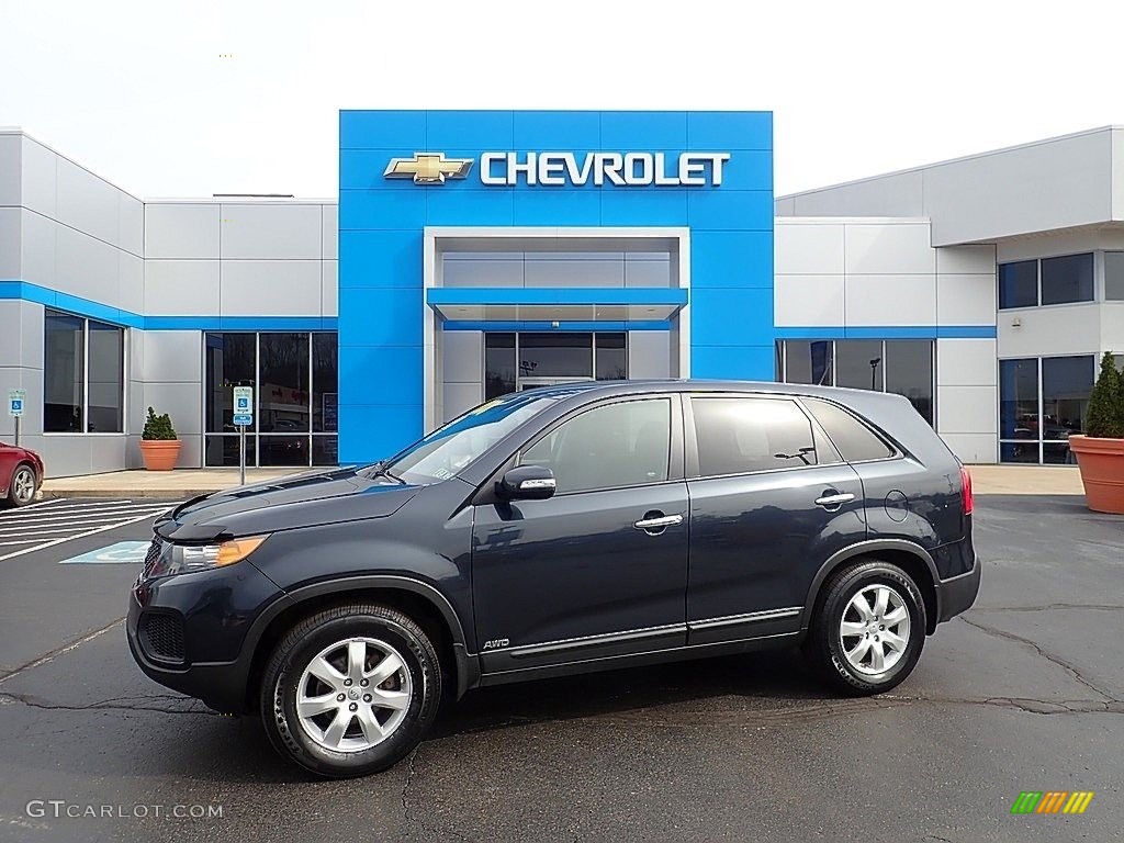 2013 Sorento LX AWD - Baltic Blue / Black photo #1