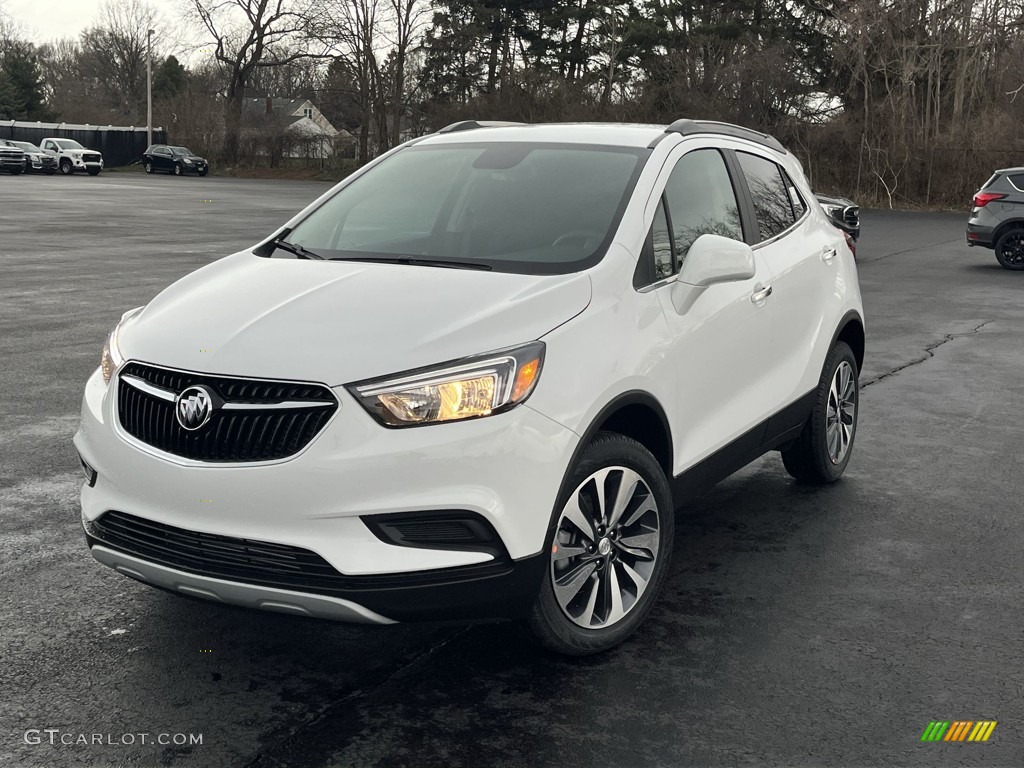 Summit White 2022 Buick Encore Preferred AWD Exterior Photo #144069282