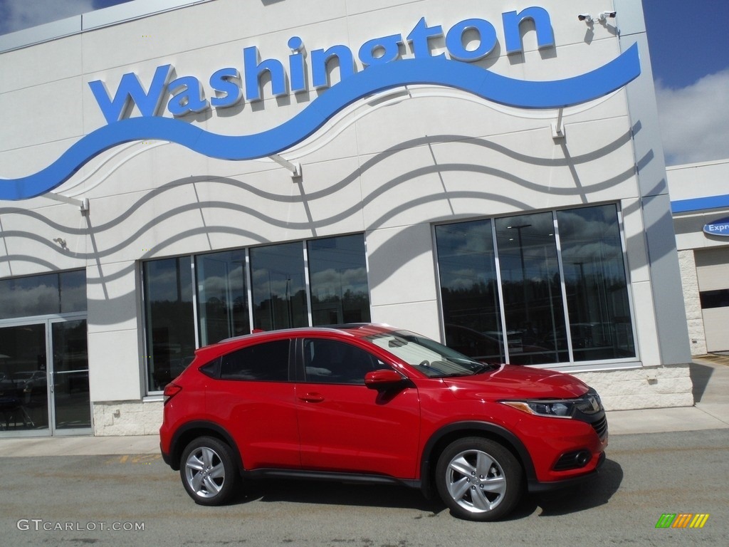 2019 HR-V EX-L AWD - Milano Red / Black photo #2