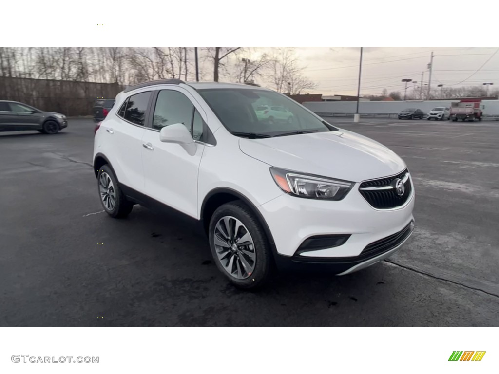 Summit White 2022 Buick Encore Preferred AWD Exterior Photo #144069298