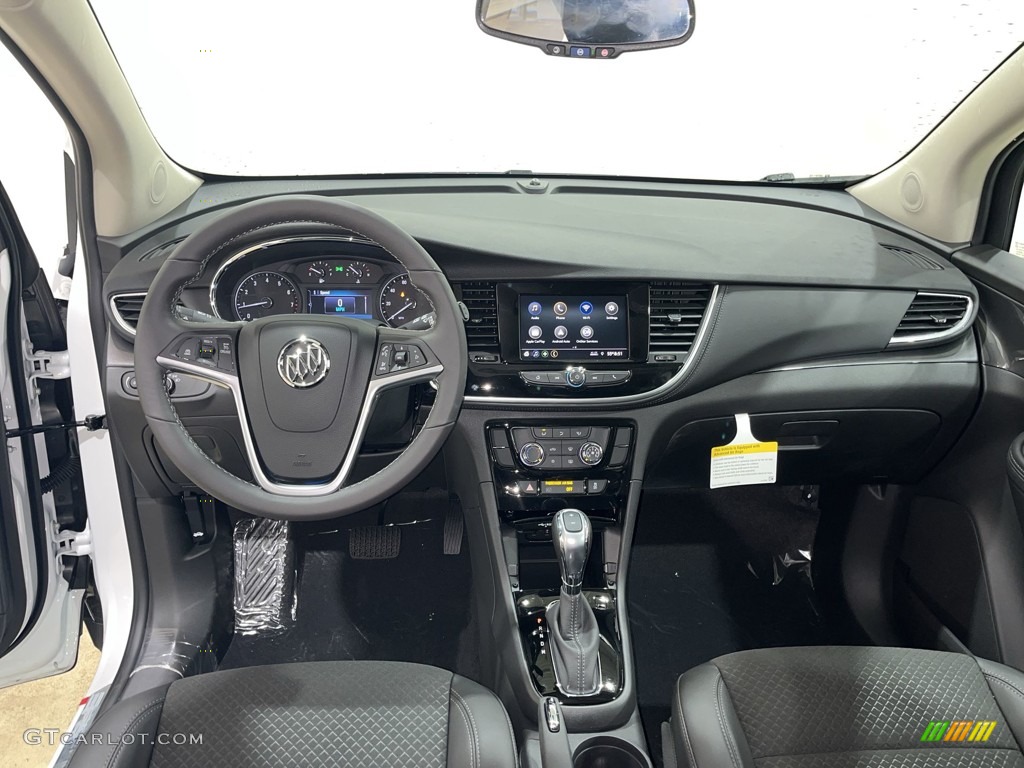 Ebony Interior 2022 Buick Encore Preferred AWD Photo #144069736