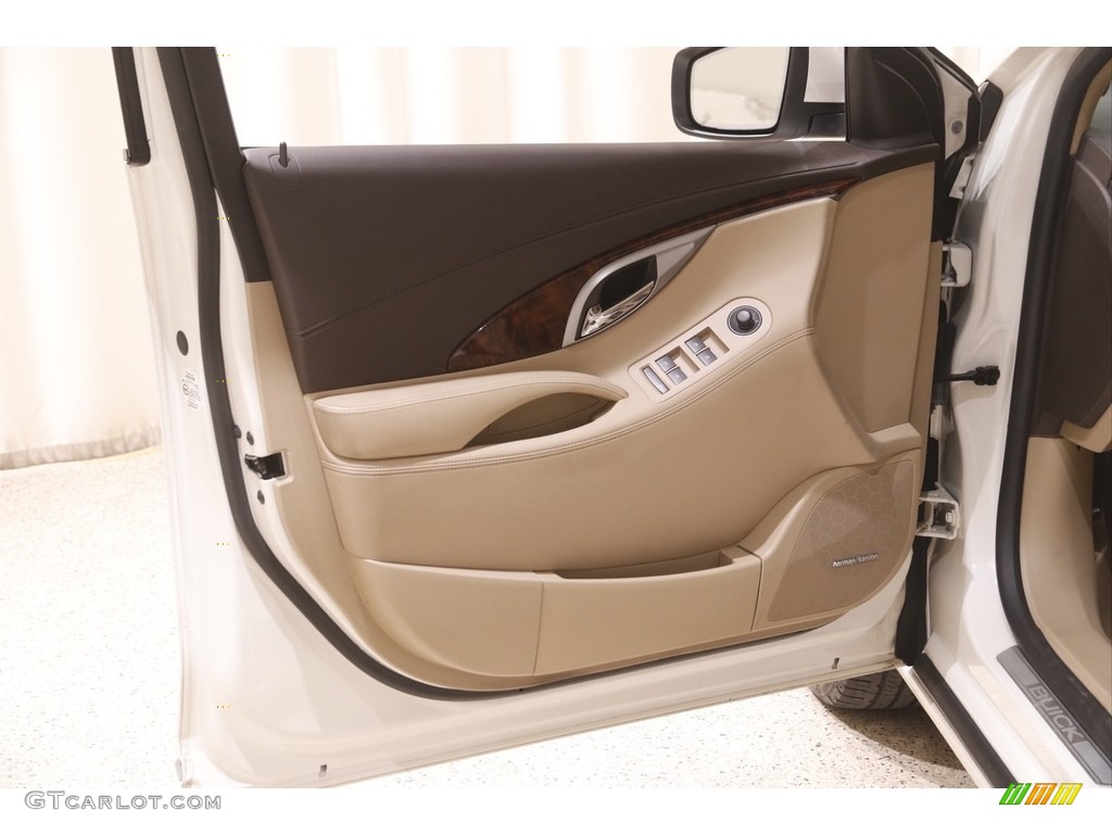 2010 LaCrosse CXS - White Diamond Tricoat / Cocoa/Light Cashmere photo #4