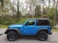 2022 Hydro Blue Pearl Jeep Wrangler Willys 4x4 #144069140