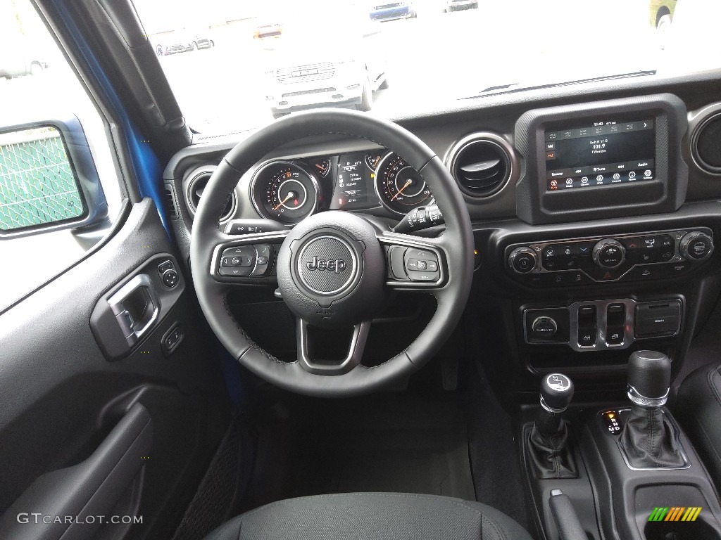 2022 Jeep Wrangler Willys 4x4 Black Dashboard Photo #144071360