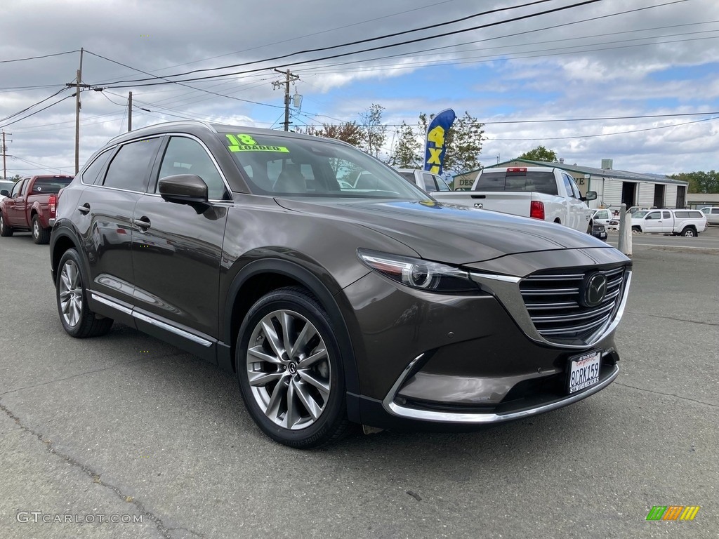 2018 CX-9 Grand Touring AWD - Titanium Flash Mica / Sand photo #1