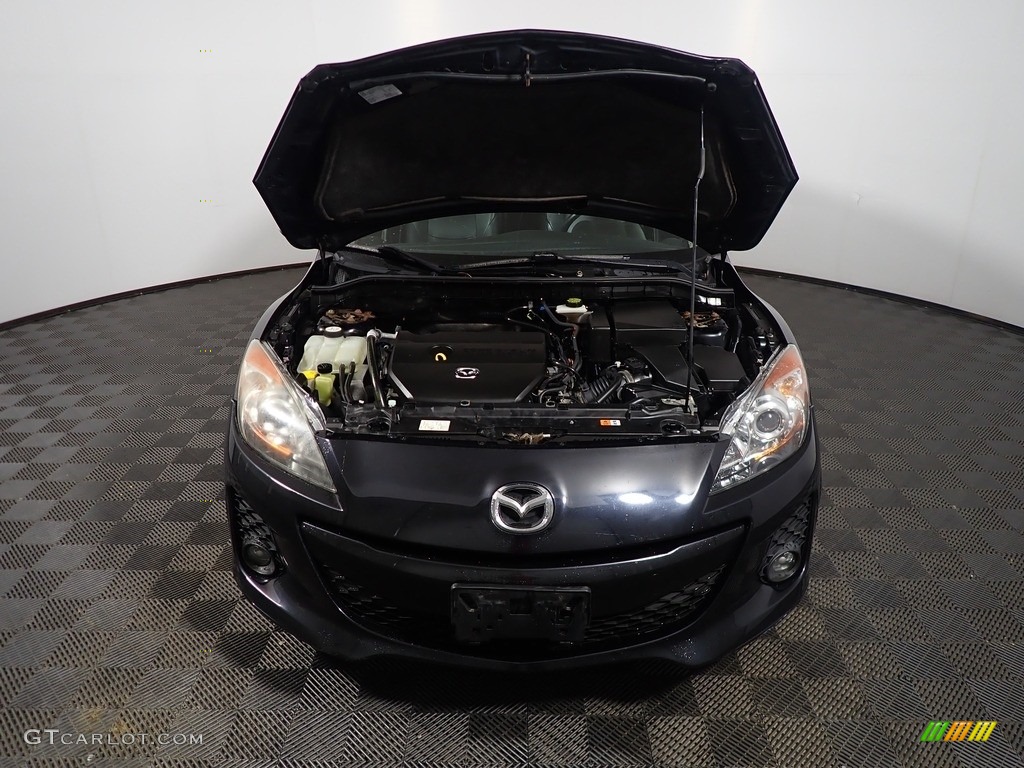 2012 MAZDA3 s Grand Touring 5 Door - Black Mica / Black photo #6