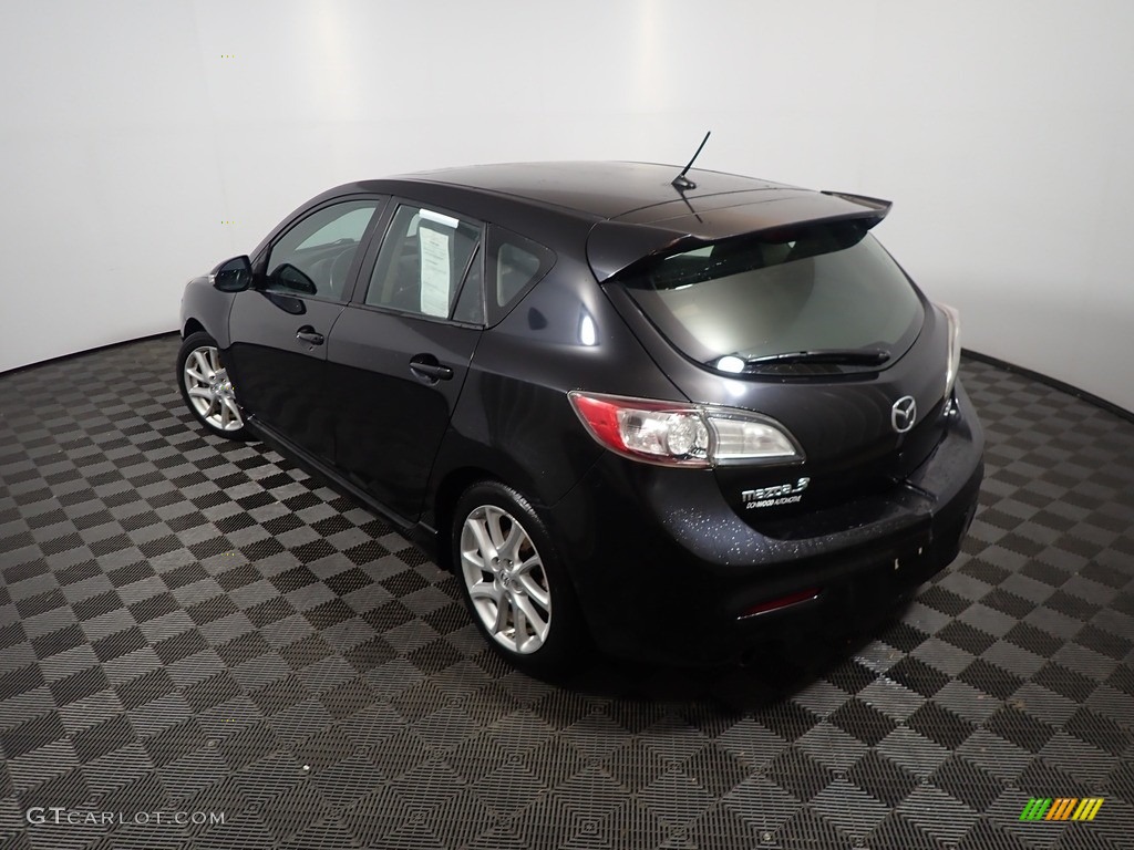 2012 MAZDA3 s Grand Touring 5 Door - Black Mica / Black photo #10