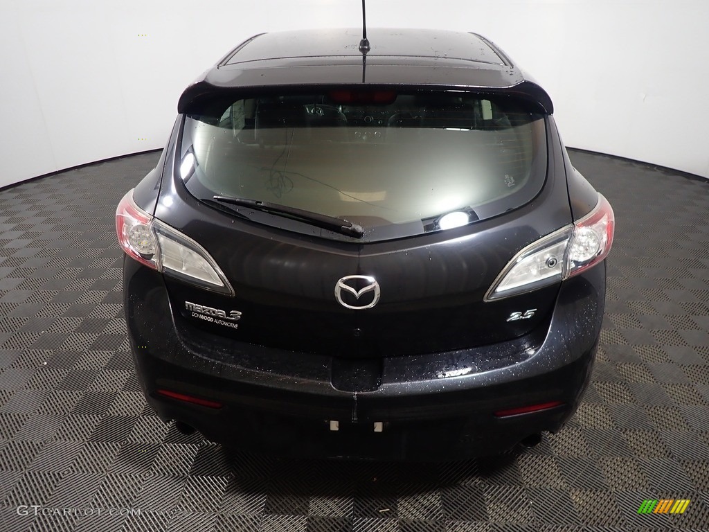 2012 MAZDA3 s Grand Touring 5 Door - Black Mica / Black photo #11