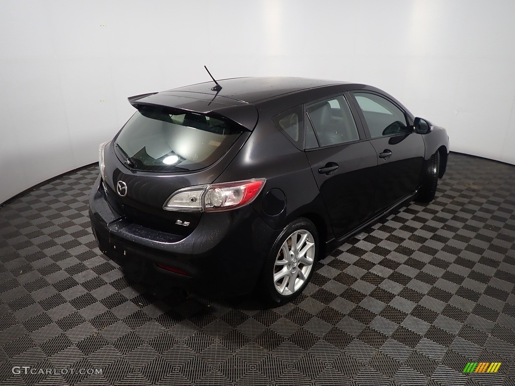 2012 MAZDA3 s Grand Touring 5 Door - Black Mica / Black photo #12