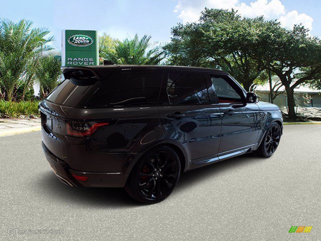 2022 Range Rover Sport HST - Carpathian Gray Metallic / Pimento/Ebony photo #2