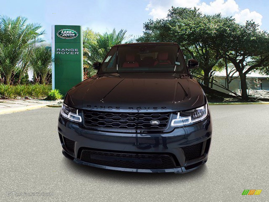 2022 Range Rover Sport HST - Carpathian Gray Metallic / Pimento/Ebony photo #8