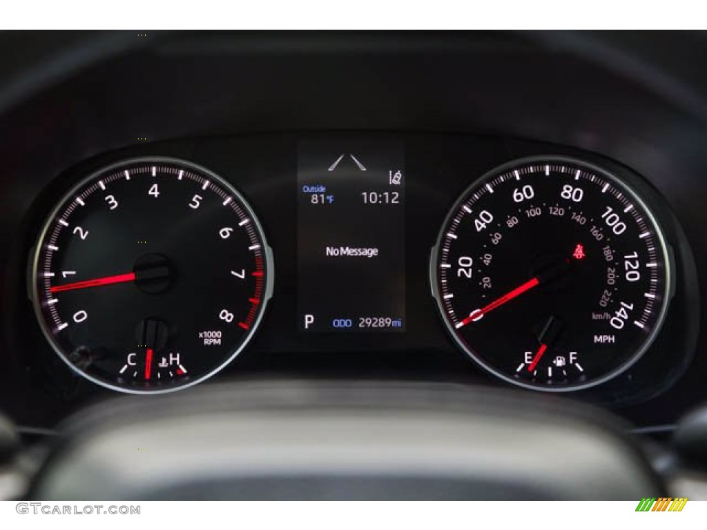 2021 RAV4 LE - Midnight Black Metallic / Black photo #28