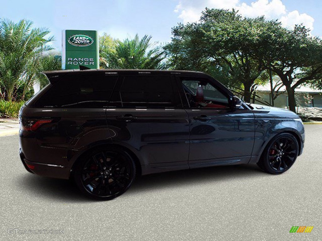 2022 Range Rover Sport HST - Carpathian Gray Metallic / Pimento/Ebony photo #11