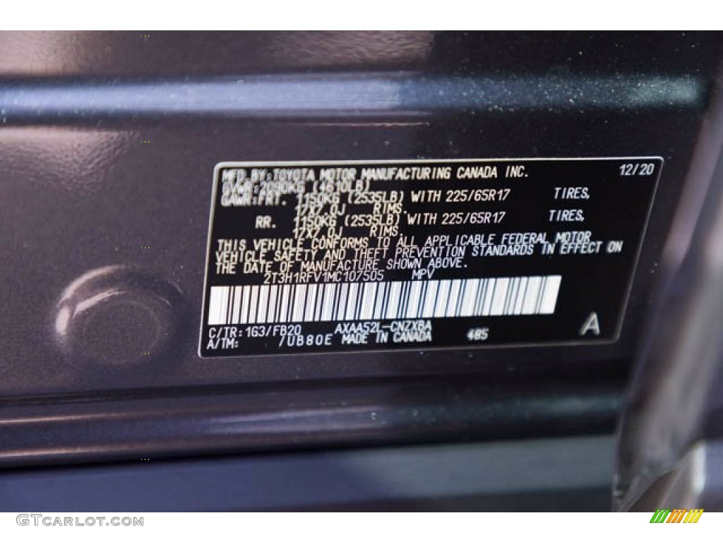 2021 RAV4 LE - Midnight Black Metallic / Black photo #39