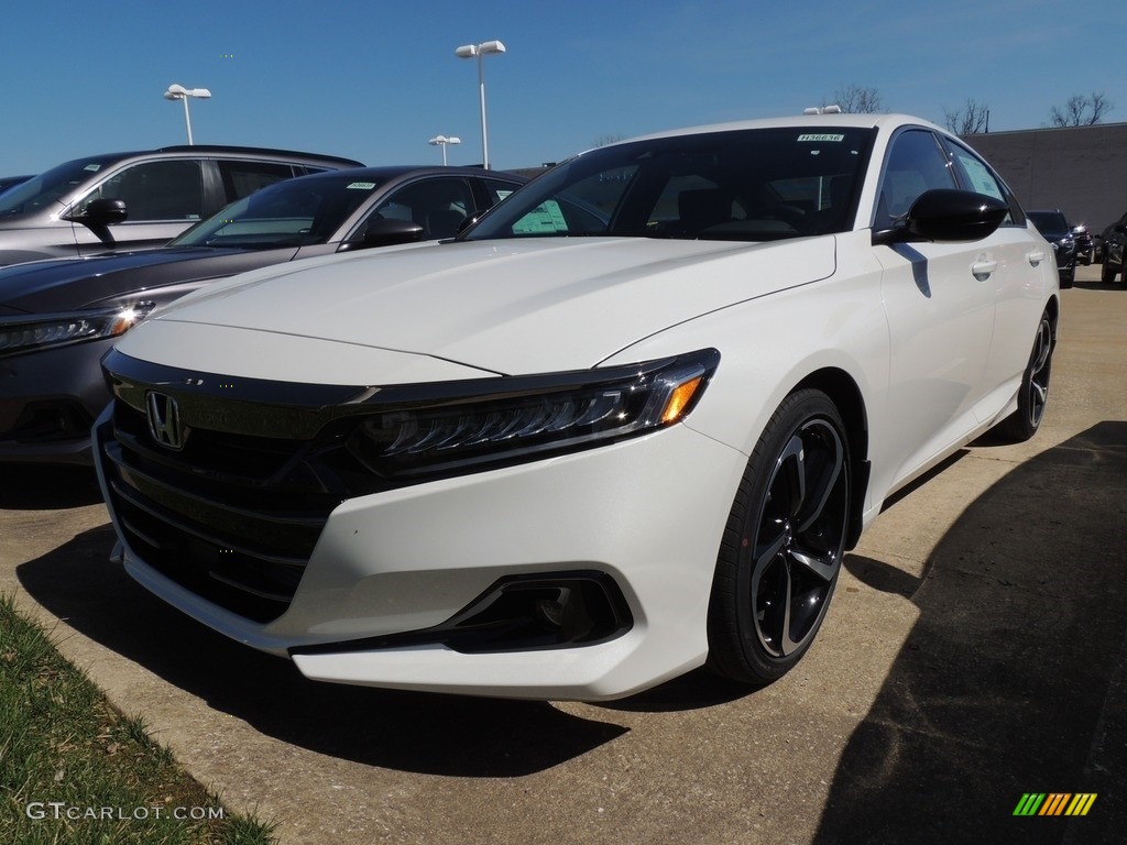 2022 Accord Sport - Platinum White Pearl / Black photo #1
