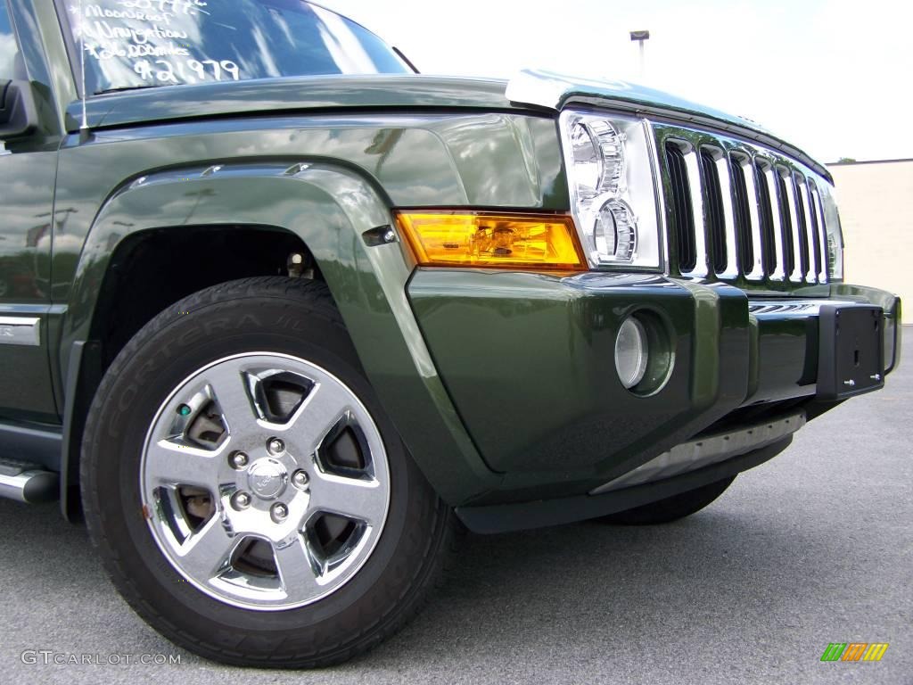 2006 Commander Limited 4x4 - Jeep Green Metallic / Saddle Brown photo #22