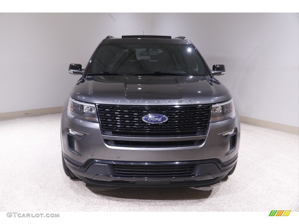 2018 Explorer Sport 4WD - Magnetic Metallic / Ebony Black photo #2