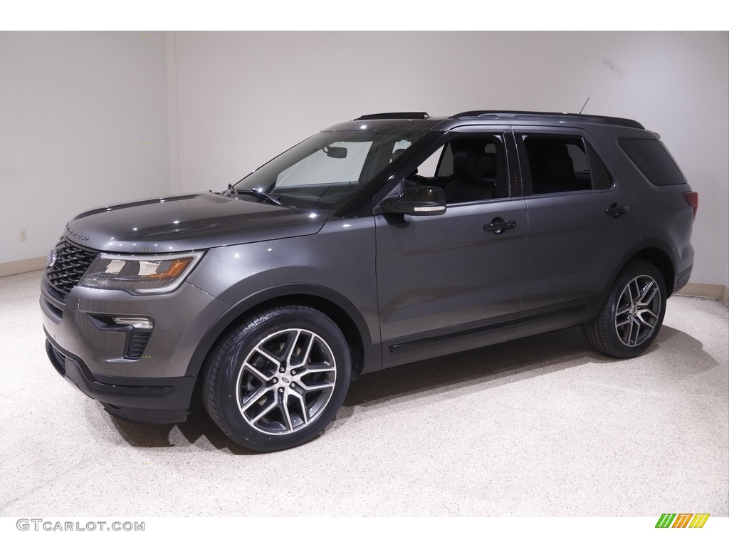 2018 Explorer Sport 4WD - Magnetic Metallic / Ebony Black photo #3