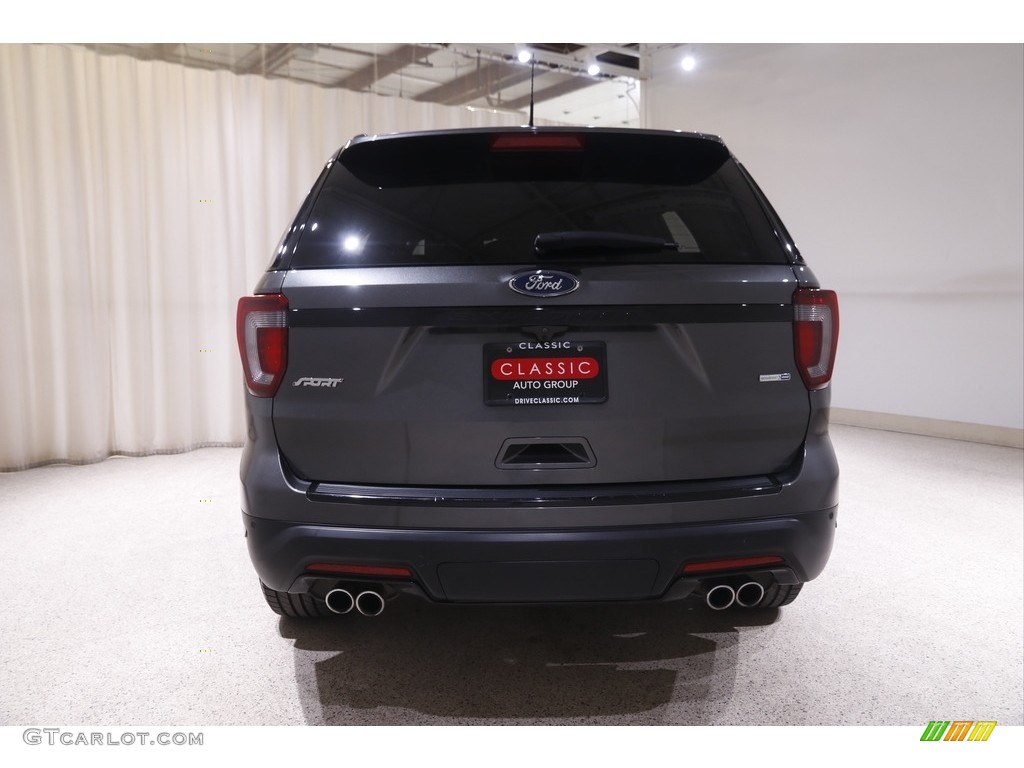 2018 Explorer Sport 4WD - Magnetic Metallic / Ebony Black photo #21