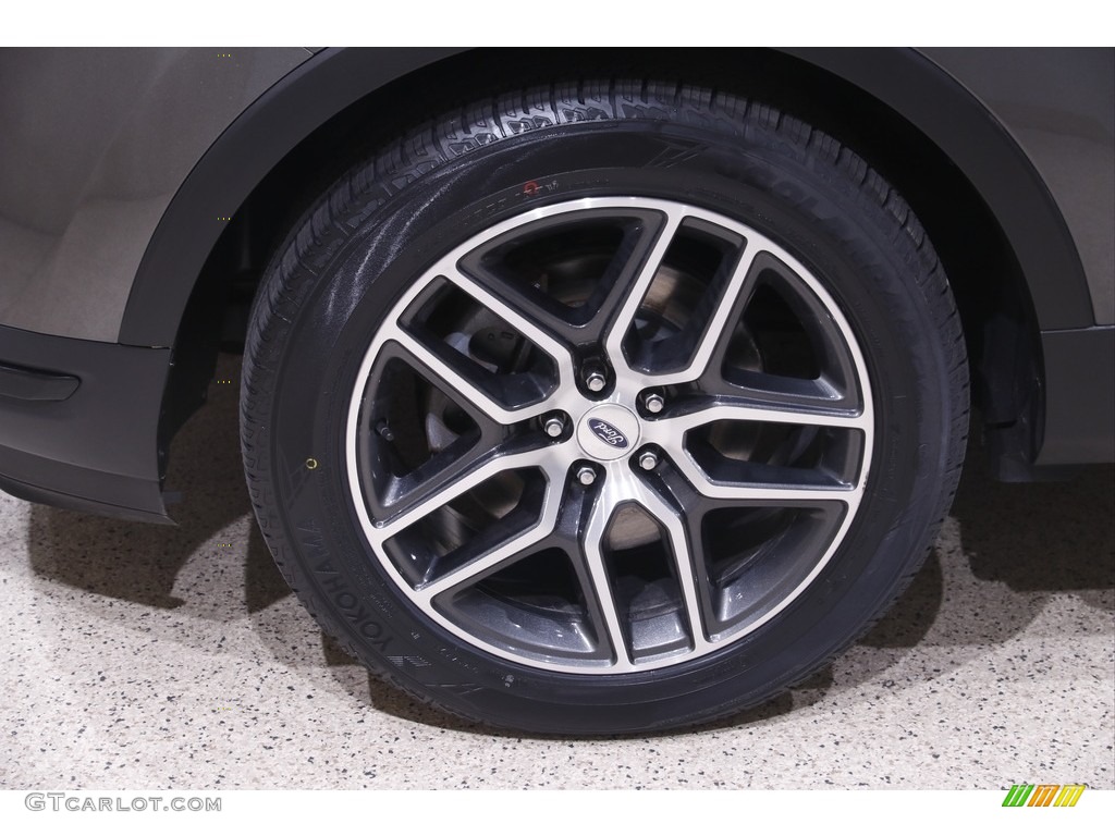 2018 Explorer Sport 4WD - Magnetic Metallic / Ebony Black photo #23