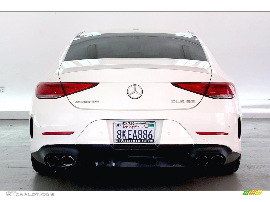 2019 CLS AMG 53 4Matic Coupe - designo Diamond White Metallic / Bengal Red/Black photo #3