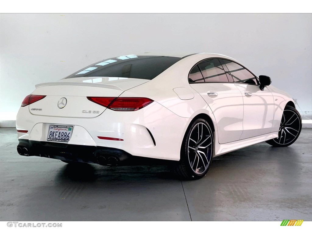 2019 CLS AMG 53 4Matic Coupe - designo Diamond White Metallic / Bengal Red/Black photo #13