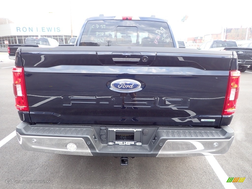 2022 F150 XLT SuperCrew 4x4 - Antimatter Blue Metallic / Medium Dark Slate photo #7