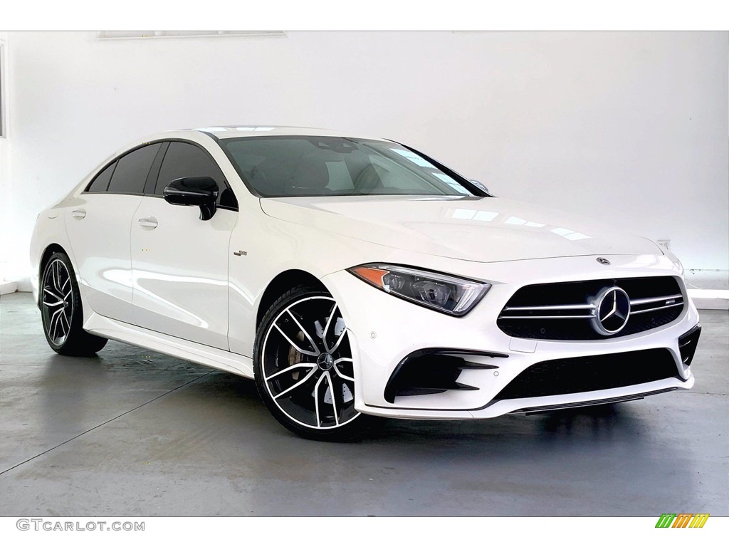 2019 CLS AMG 53 4Matic Coupe - designo Diamond White Metallic / Bengal Red/Black photo #34