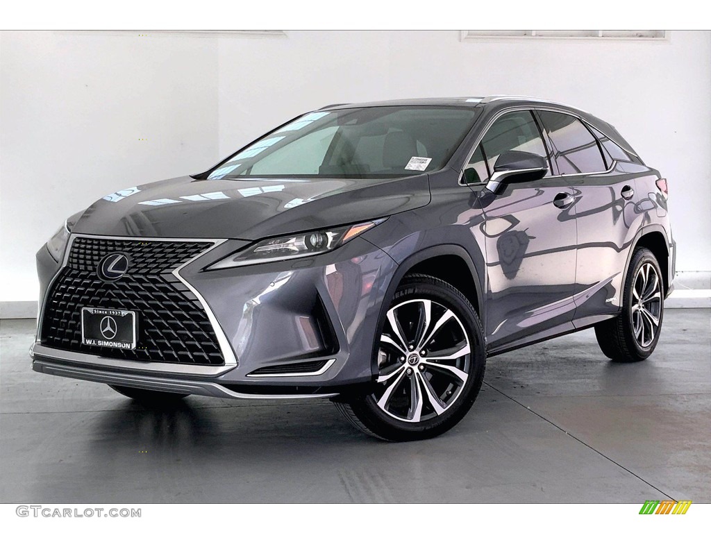 Nebula Gray Pearl 2020 Lexus RX 450h AWD Exterior Photo #144079814