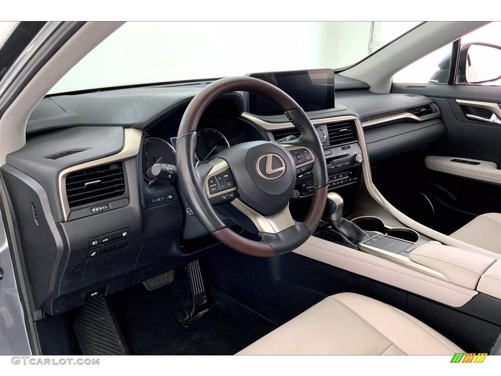 2020 Lexus RX 450h AWD Parchment Steering Wheel Photo #144079856