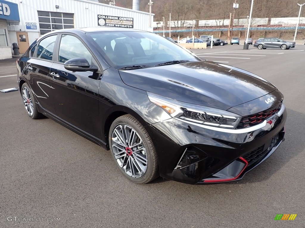 Aurora Black 2022 Kia Forte GT Exterior Photo #144079958