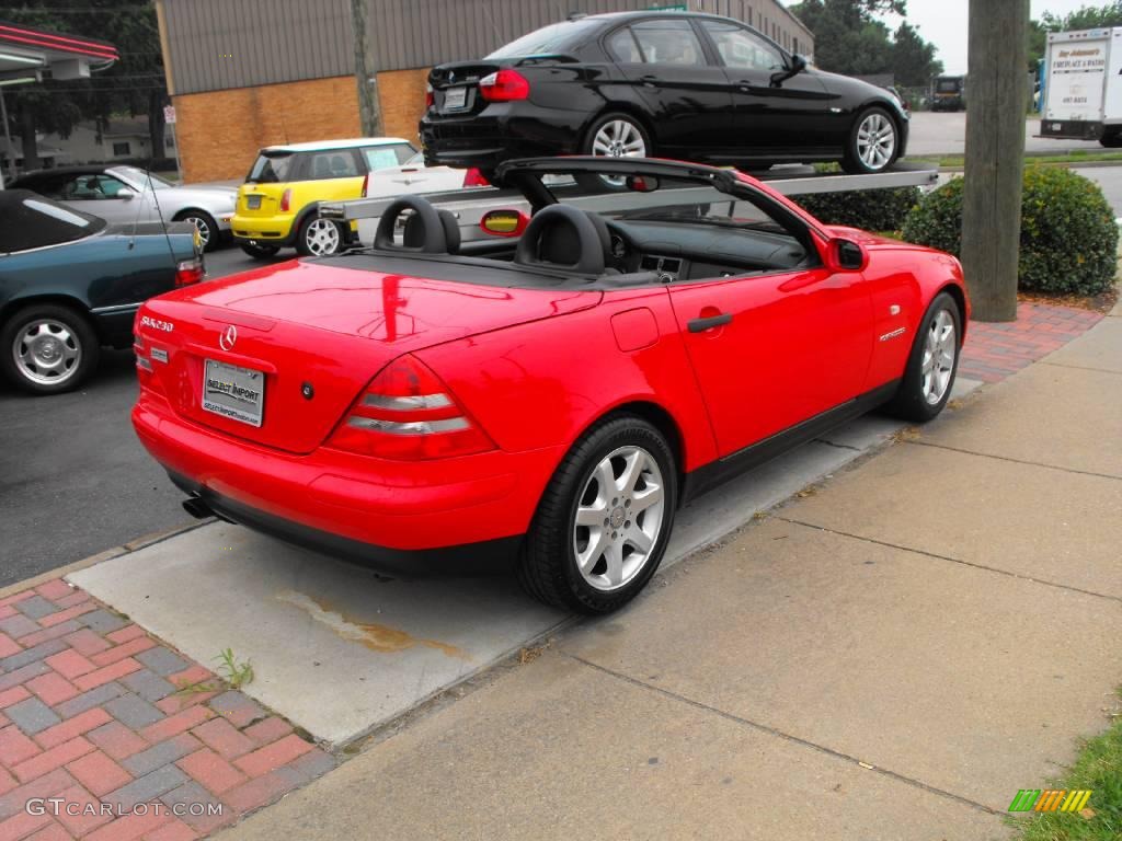 1999 SLK 230 Kompressor Roadster - Magma Red / Charcoal photo #5