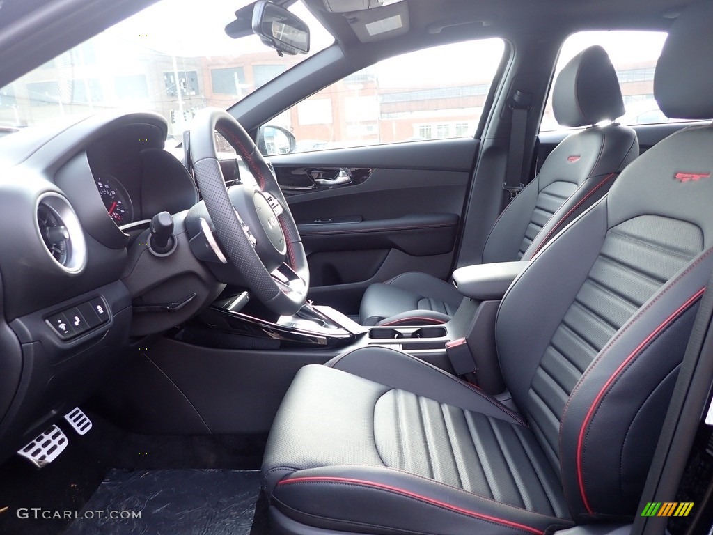 Black Interior 2022 Kia Forte GT Photo #144080192