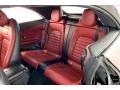 2018 Mercedes-Benz C Cranberry Red/Black Interior Rear Seat Photo