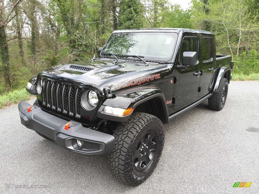 Black 2022 Jeep Gladiator Mojave 4x4 Exterior Photo #144080258