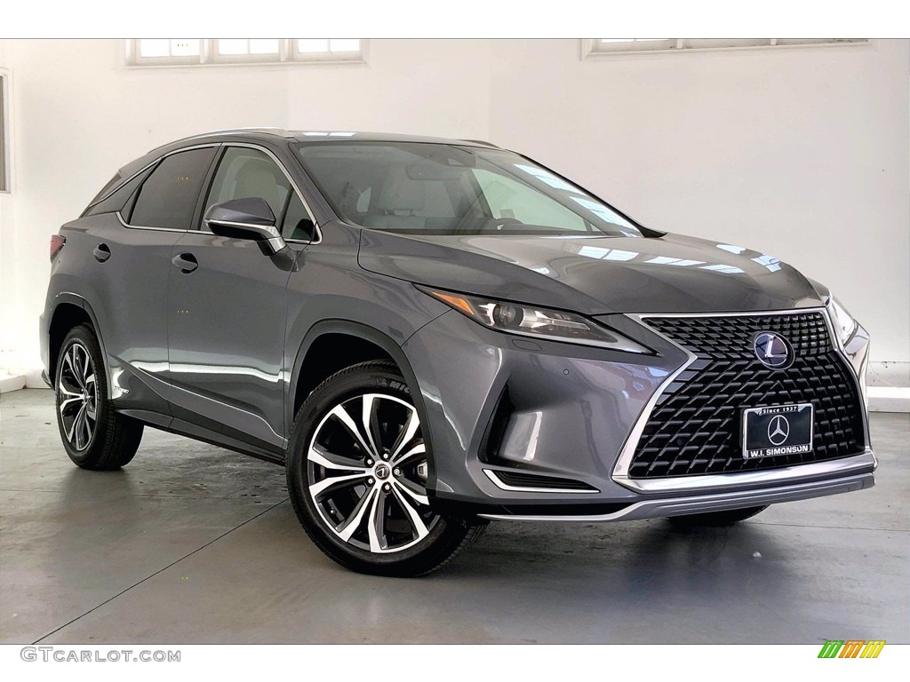 Nebula Gray Pearl 2020 Lexus RX 450h AWD Exterior Photo #144080291