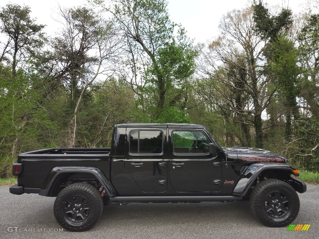Black 2022 Jeep Gladiator Mojave 4x4 Exterior Photo #144080327