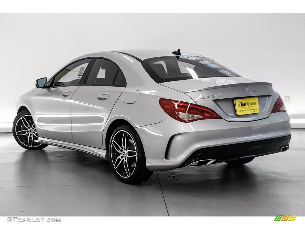 2019 CLA 250 Coupe - Polar Silver Metallic / Black photo #10