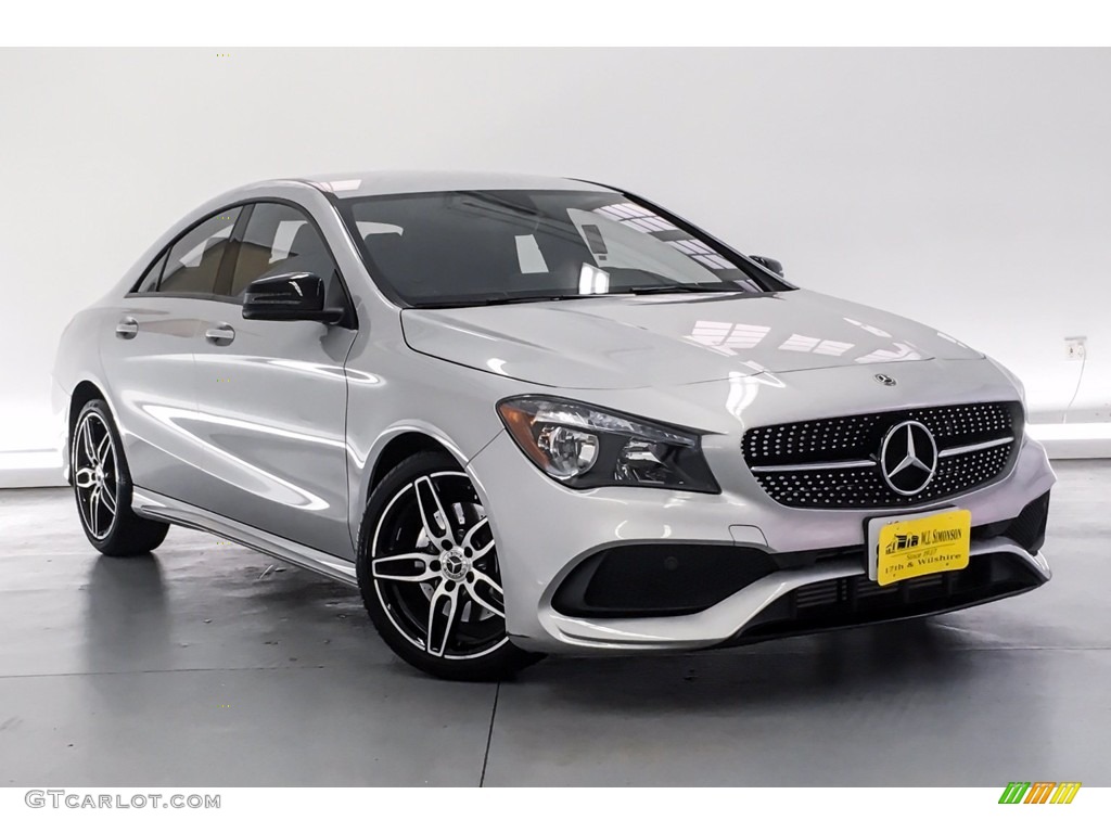 2019 CLA 250 Coupe - Polar Silver Metallic / Black photo #14