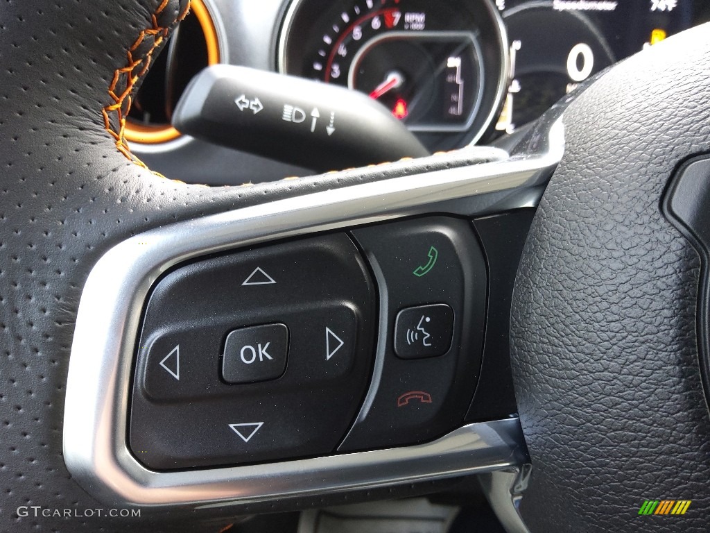 2022 Jeep Gladiator Mojave 4x4 Black Steering Wheel Photo #144080648