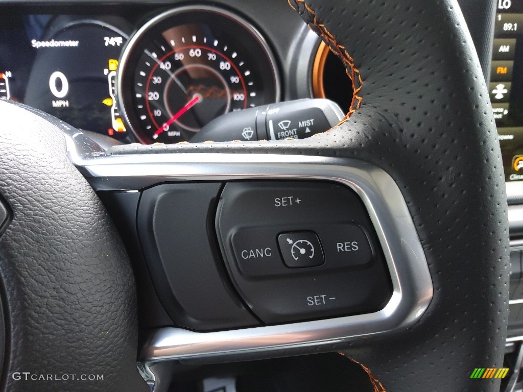 2022 Jeep Gladiator Mojave 4x4 Black Steering Wheel Photo #144080666