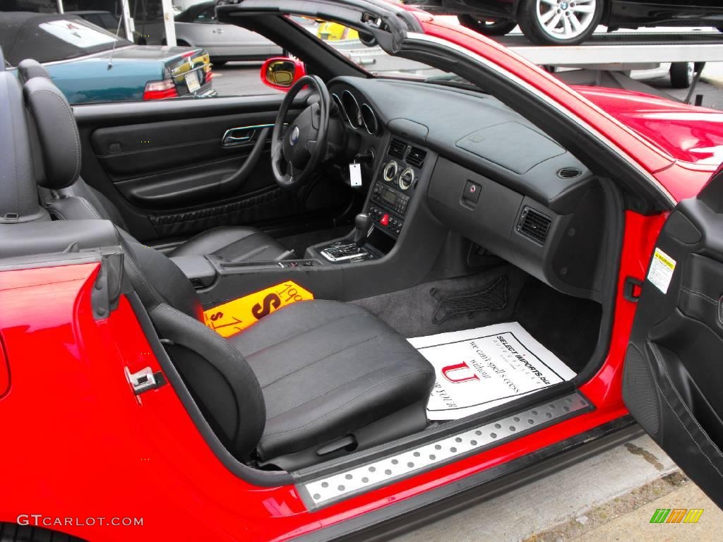 1999 SLK 230 Kompressor Roadster - Magma Red / Charcoal photo #9