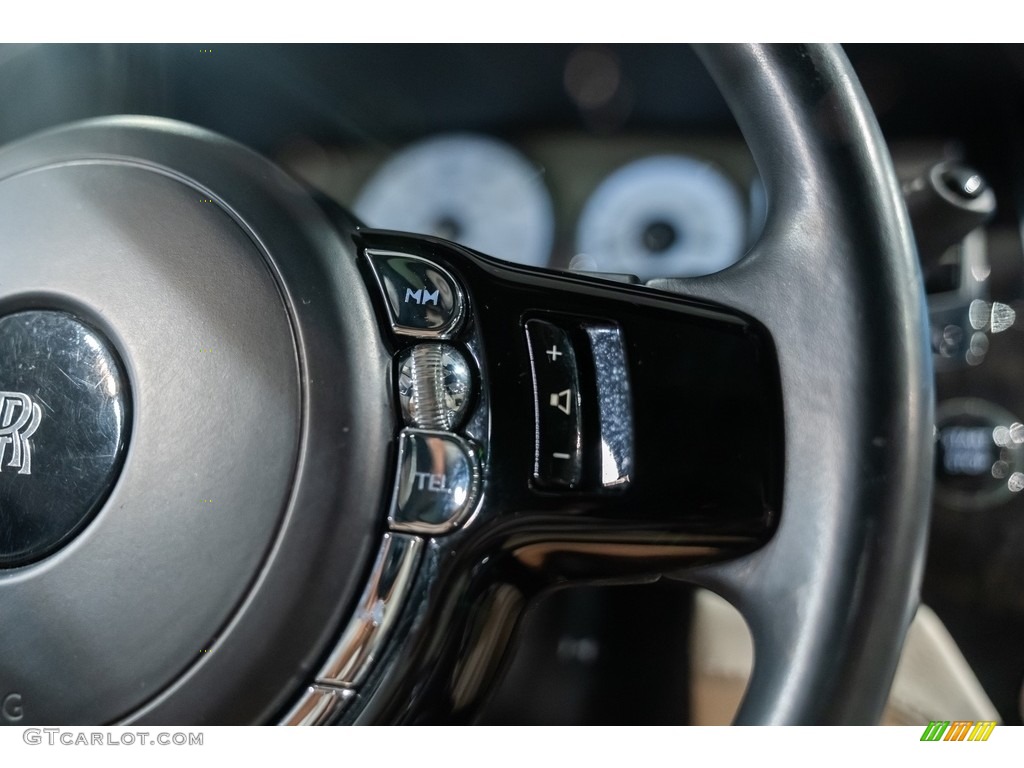 2013 Rolls-Royce Ghost Standard Ghost Model Creme Light Steering Wheel Photo #144081125