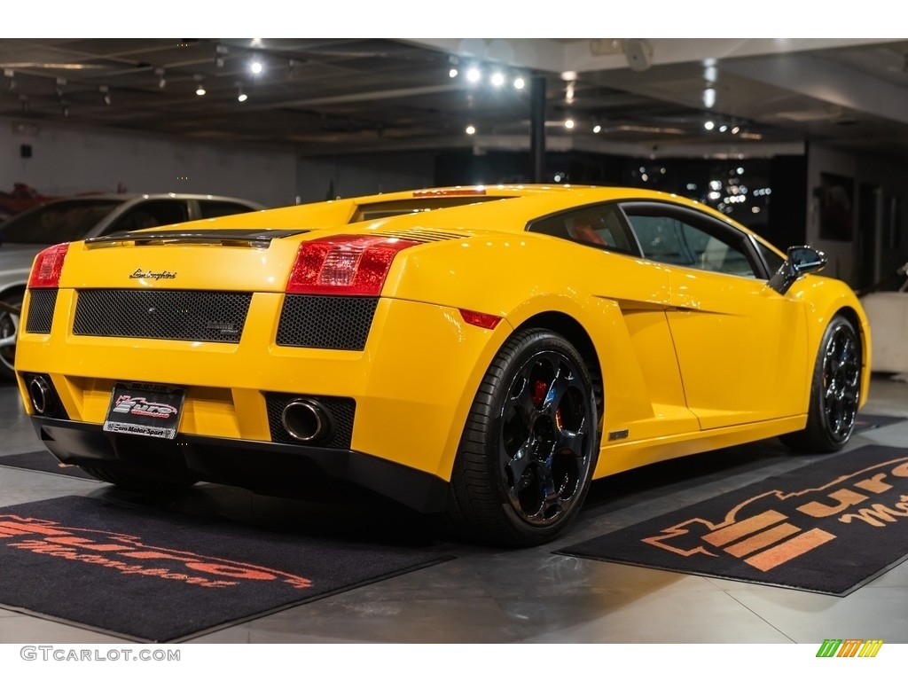 Giallo Halys (Yellow) 2005 Lamborghini Gallardo MOMO Edition Coupe Exterior Photo #144081554